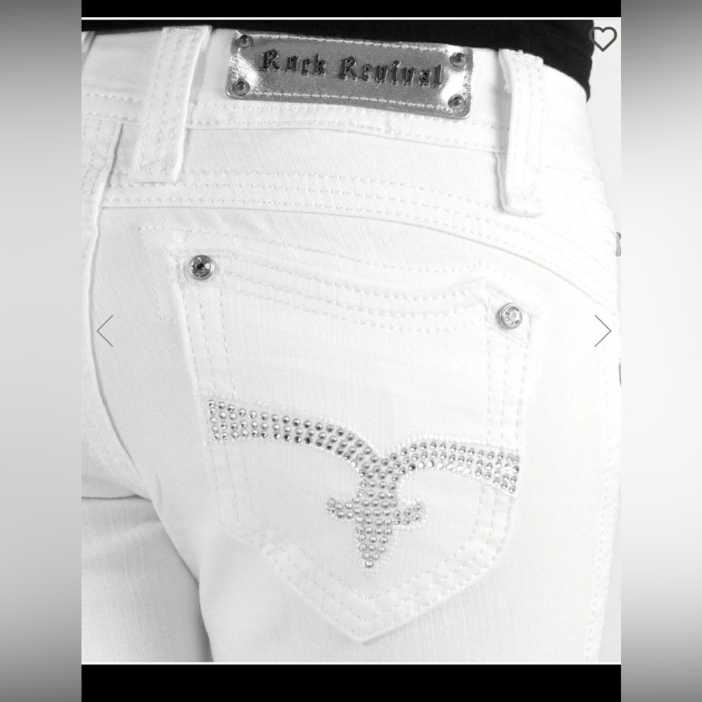 Rock Revival Aida Bermuda sz-28.. White color